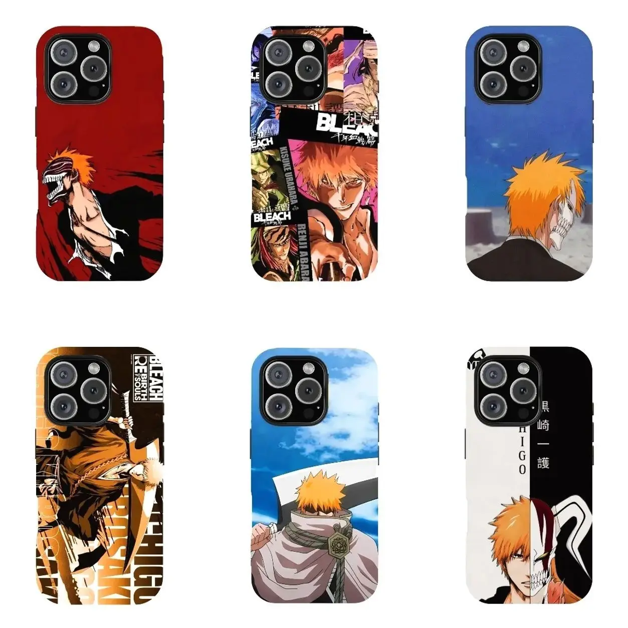 ICHIGO HOLLOW BLEACH Anime Compatible with iPhone 11, 12, 13, 14, 15, 16, 17 & more – check our available sizes
