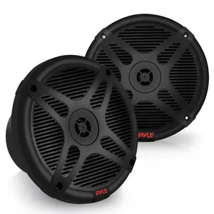6.5" Marine Speakers 600W Waterproof Coaxial RF Streaming White