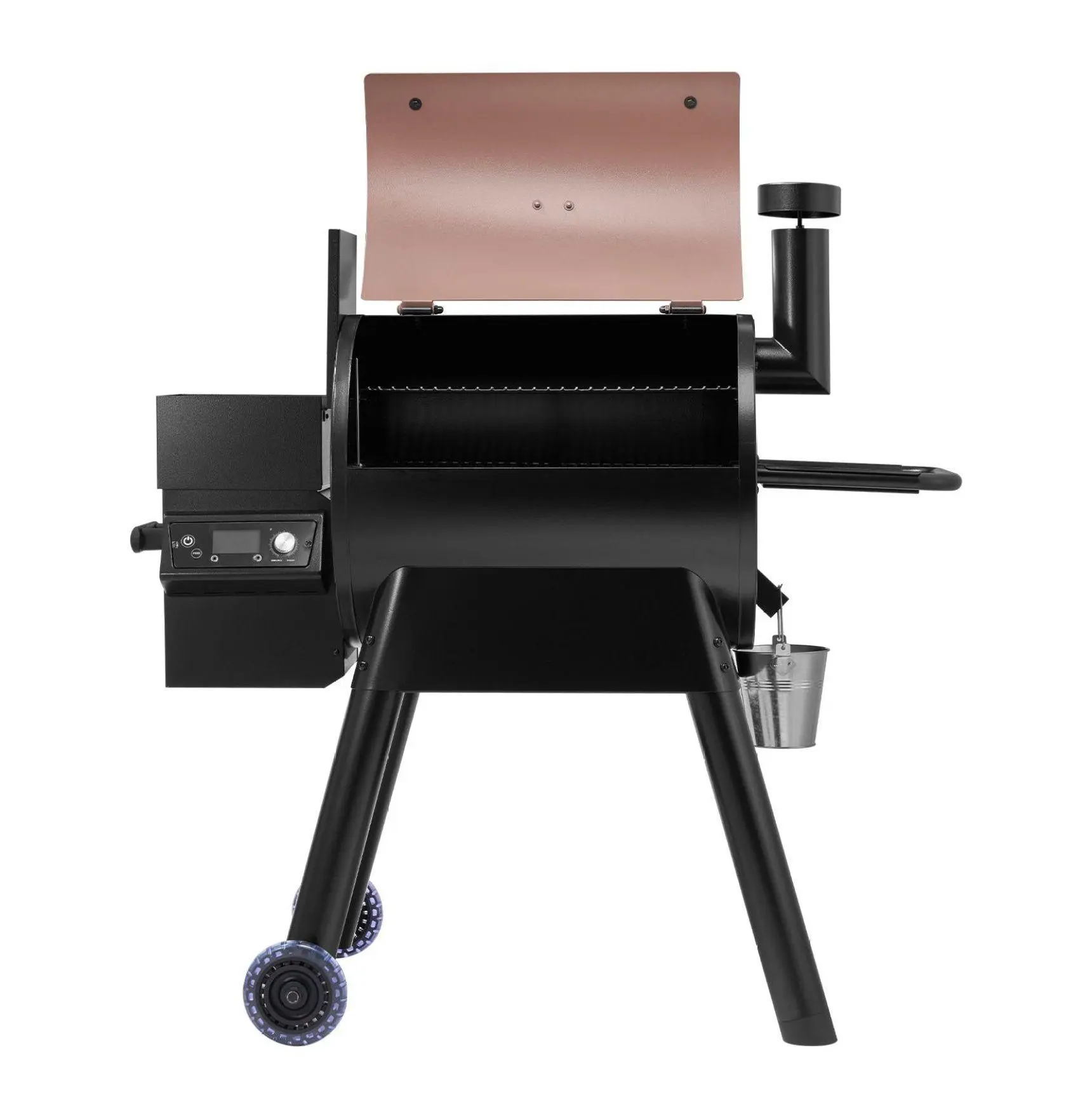 Wood Pellet Grill Smoker, 8-in-1 BBQ Grill, 575 Sq In, WiFi Control, Meat Probe, Electric Smoker for Outdoor Cooking, 500F 575 square inch-WIFI