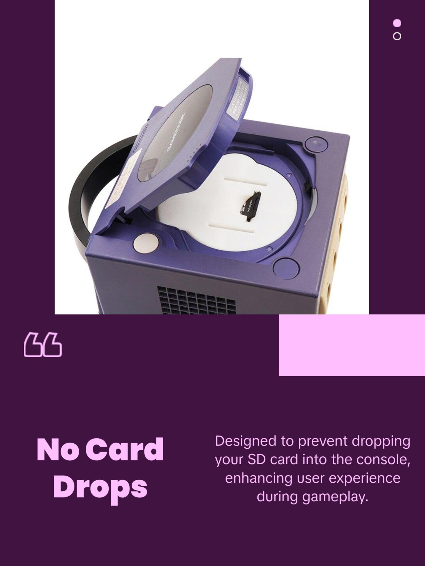 GC Loader 3D Printed Mount Kit with SD Extension Cable for GameCube