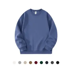 Unisex Casual Knit Pullover Sweatshirt, Soft Comfortable Daily Wear, Fashion Versatile Sports Top, Round Neck Long Sleeve