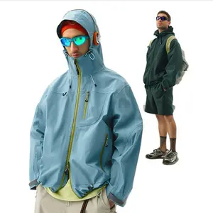 Outdoor hiking jacket, three-in-one for men and women, outdoor hiking jacket, windproof and waterproof fishing hiking suit.