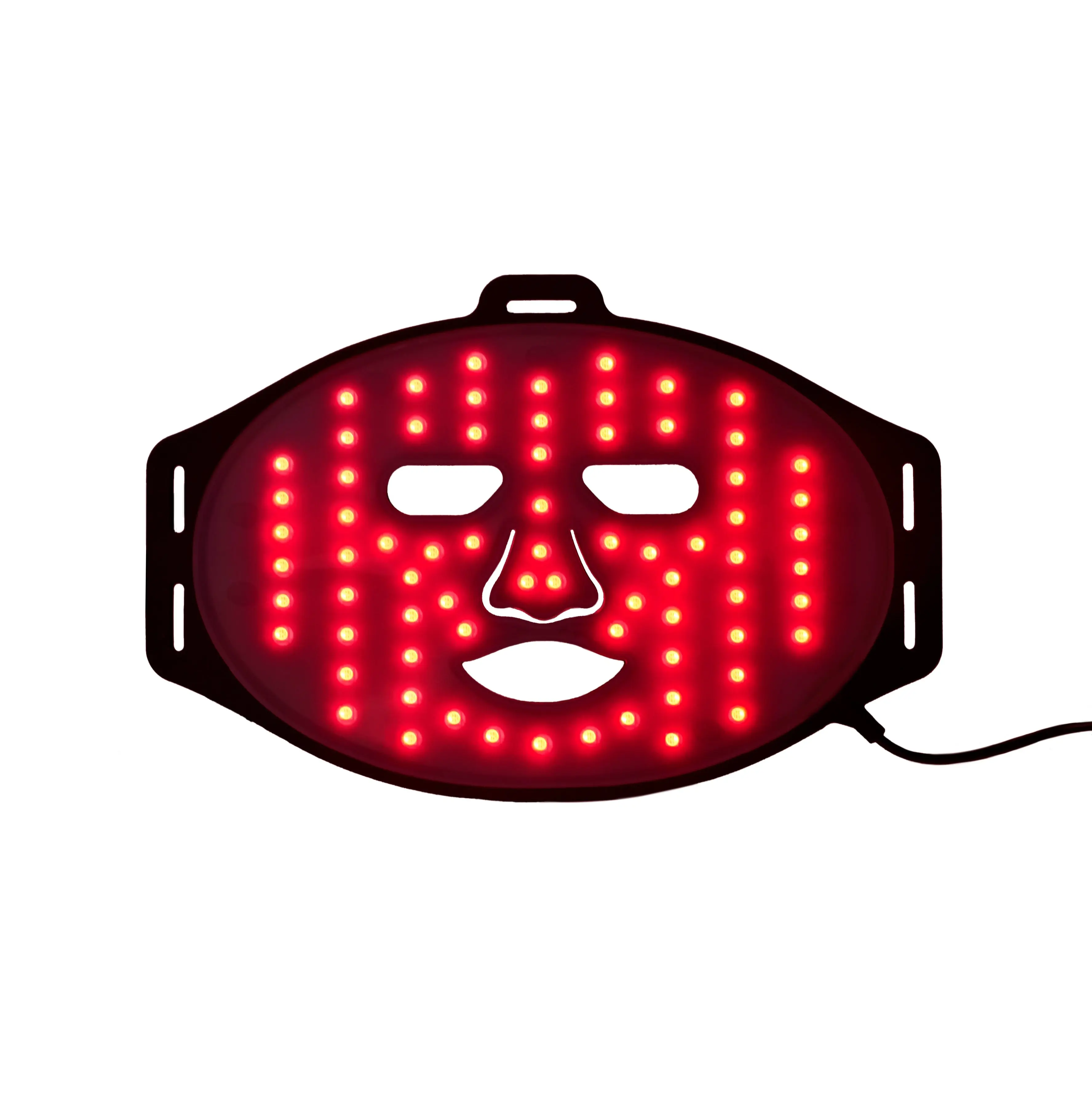 Red Light Therapy LED Facial Mask with 850nm NIR Invisible Light for Skincare, Skin Repair, Wrinkle Removal and Firming