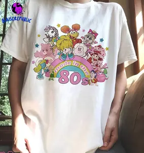 Cartoon Friends Nostalgia Shirt, Cartoon Friends Nostalgia T-shirt, Friends 80S Cartoon T-shirt, Friends 08's Characters Rainbow Shirt