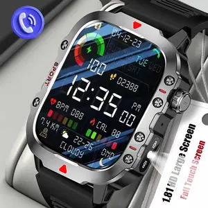 Classic Business Smartwatch with LED Light, Wireless Calling, Health Tracking, Sports Mode Notifications, Compatible with iOS Android