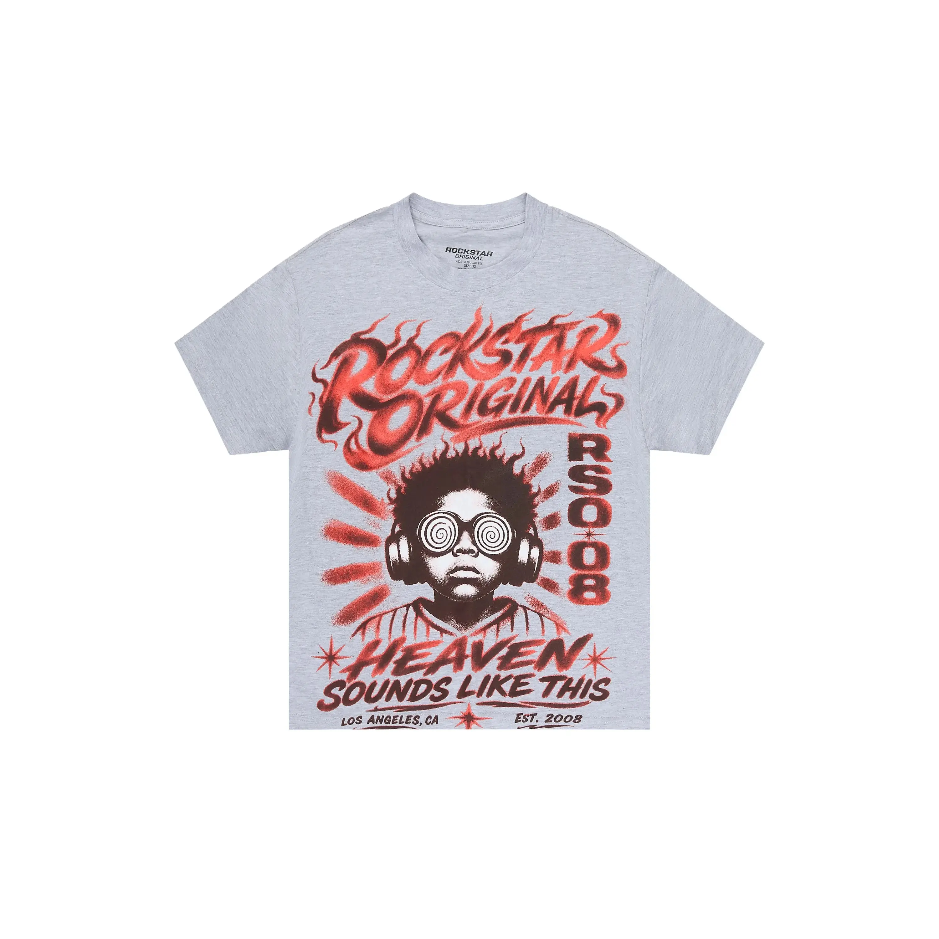 Boys Loom Heather Grey Graphic T-Shirt