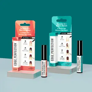 Edge Perfection - Duo Set (thick and thin brush) Easy Peel Polish Barrier Nail Care DIY Manicures