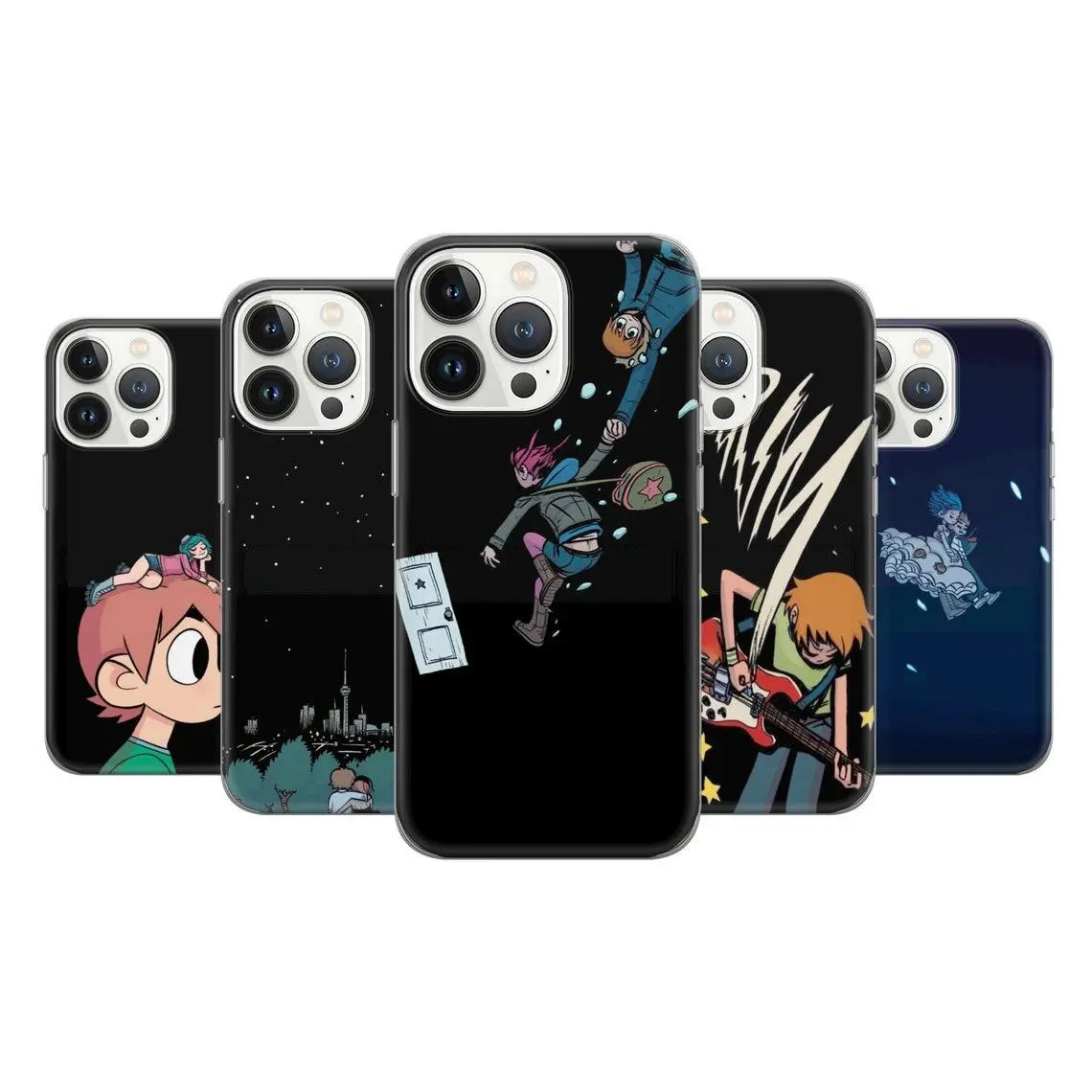 Scott Pilgrim vs The World Design Tough Phone Case for iPhone and Samsung - TPU Material, Multiple Colors Available, Perfect for Daily Use