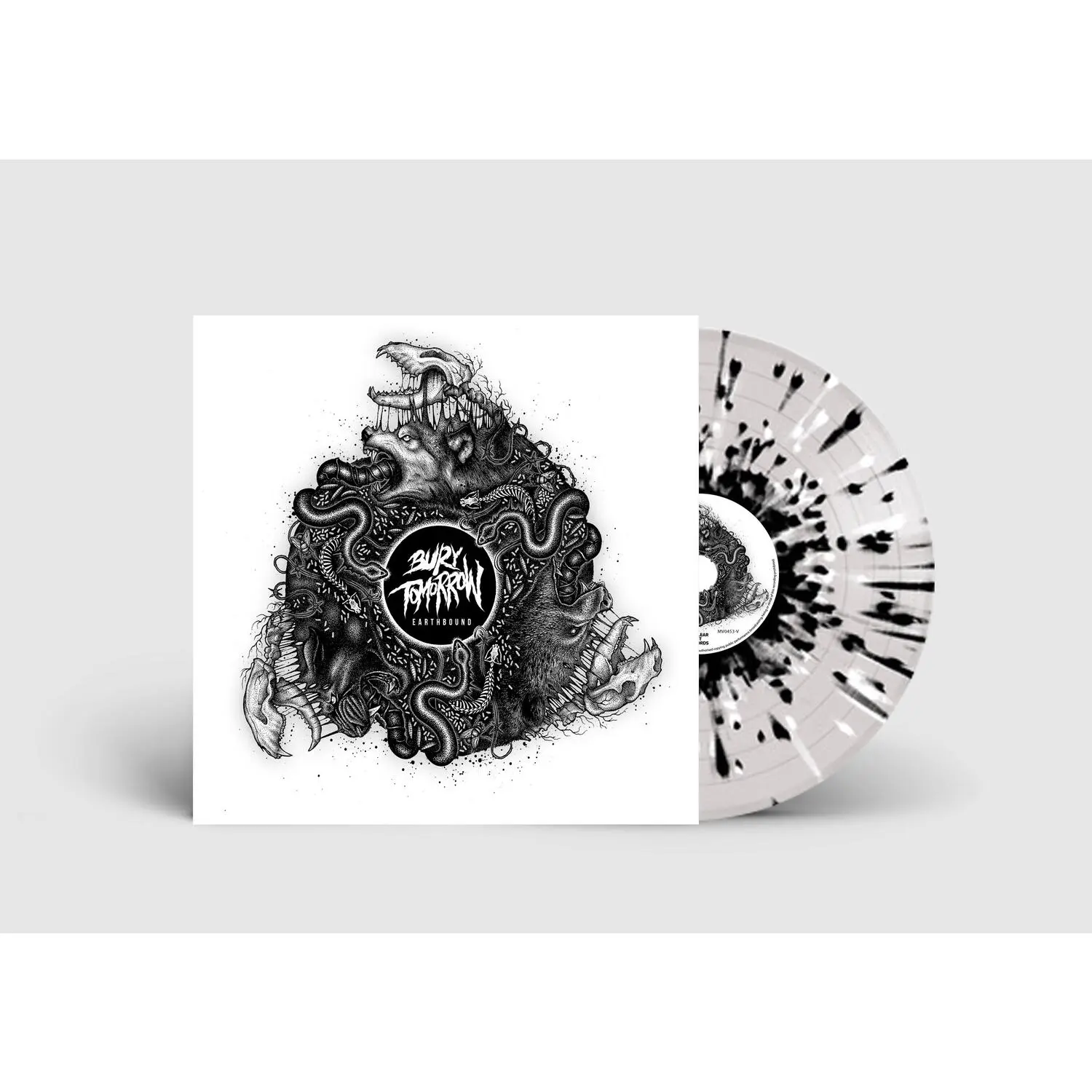Bury Tomorrow - Earthbound - Black/White Splatter  [VINYL RECORD - LP] Black, Clear Vinyl, Gatefold LP Jacket, Ltd Ed, White, Reissue