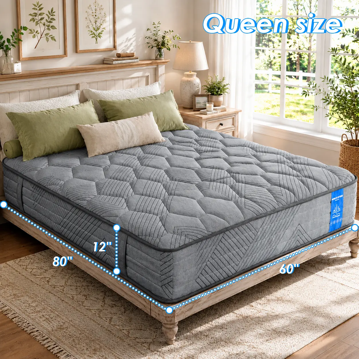 Gray Mattress - Queen Size
