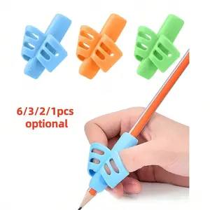 Ergonomic Pencil Gripper, Writing Posture Corrector, Blue, Office School Art Supplies, Universal Writing Trainer, Back-To-School Gift