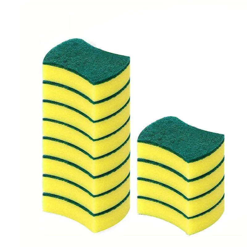 Kitchen Cleaning Sponge, 12/24pcs Dish Washing Sponge, Anti-scratch Scrubbing Sponge, Household Cleaning Tool for Kitchen Bathroom, Dishwashing Sponge