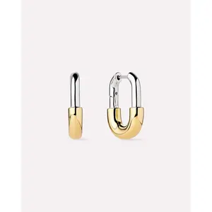 Gold Hoops - Brynley Hoops Two Tone
