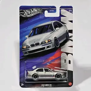 HOT WHEELS SILVER SERIES 2001 BMW M5 E39 SILVER 5/5 METAL BOTTOM CHASE