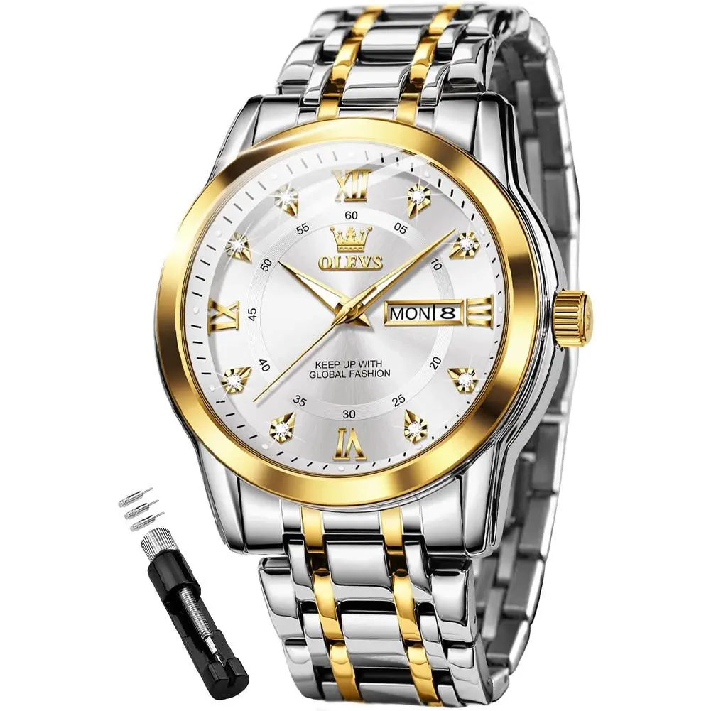 Gold White