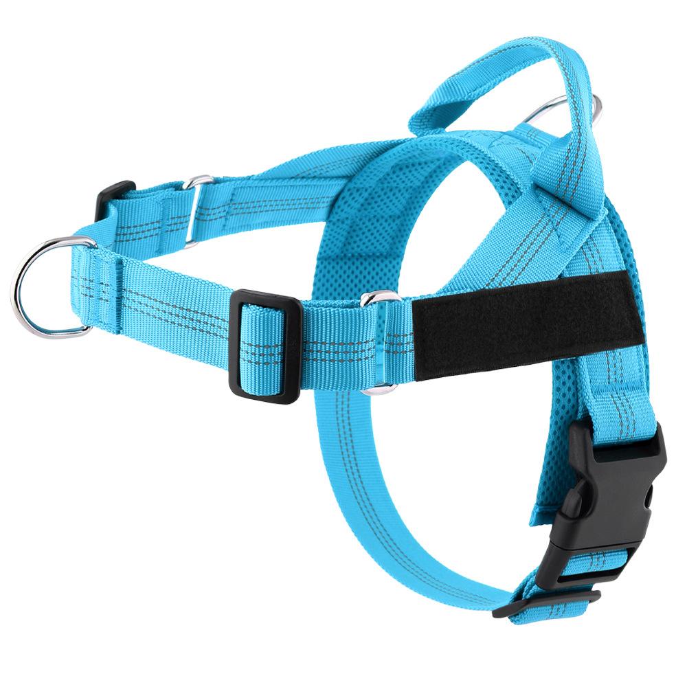 Dog Comfortable Harness - Easy to Fit No-Pull Design Safe Secure and Comfortable Ideal for All Dogs - Resistant Lightweight Straps - Adjustable Straps for Perfect Fit