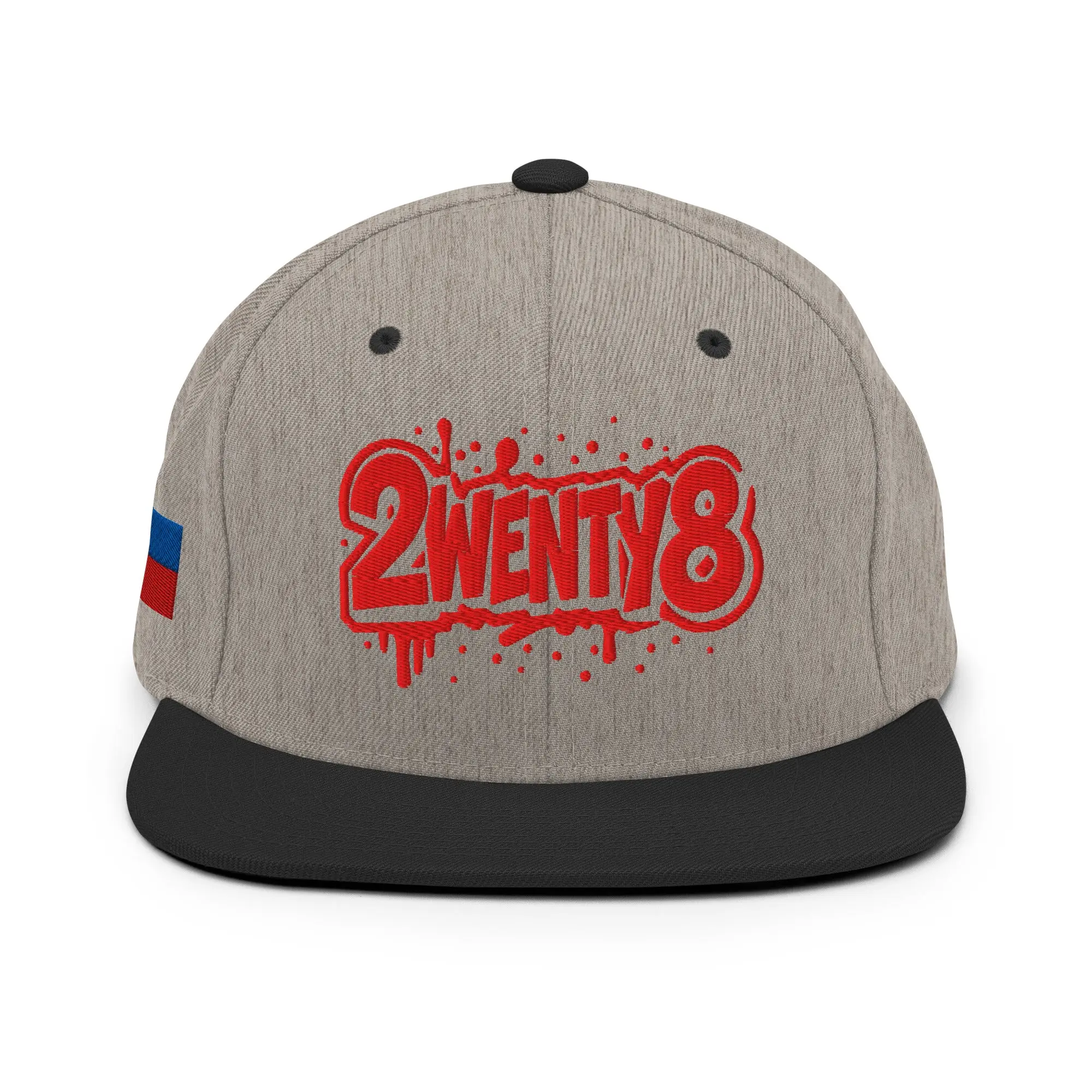 2wenty8 Embroidered Snapback Hat with Philippine Flag - Drip Style