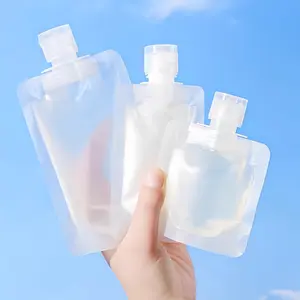 21-Piece Transparent Travel Refill Bags Leak-Proof Food-Grade PET TSA Compliant Portable for Lotion Shower Gel Shampoo Sample