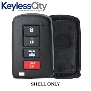 2012-2019 Toyota / 4-Button Smart Key SHELL / HYQ14FBA (AFTERMARKET)
