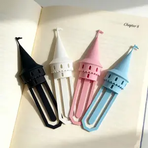 Cute Magic Castle Bookmark Novelty Stereo Page Clip Practical Gift for Book Lovers