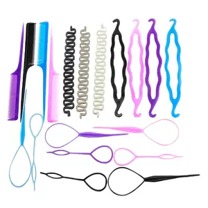 Tail Tools for French Twist Plait Ponytail DIY Hair Styling Bun Donut