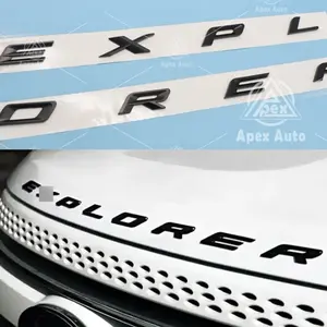 Front Hood Letters Decal Fit for 2020-2022 Explor-er Model Emblem Badge