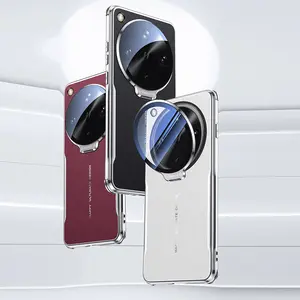 PU leather electroplated soft-edge phone case with lens holder, hard PC back panel to protect the phone. Suitable for OPPO Find X8, X8 Pro, X8 Ultra, X8S+, X9 Pro, X9 Ultra, X9S Pro