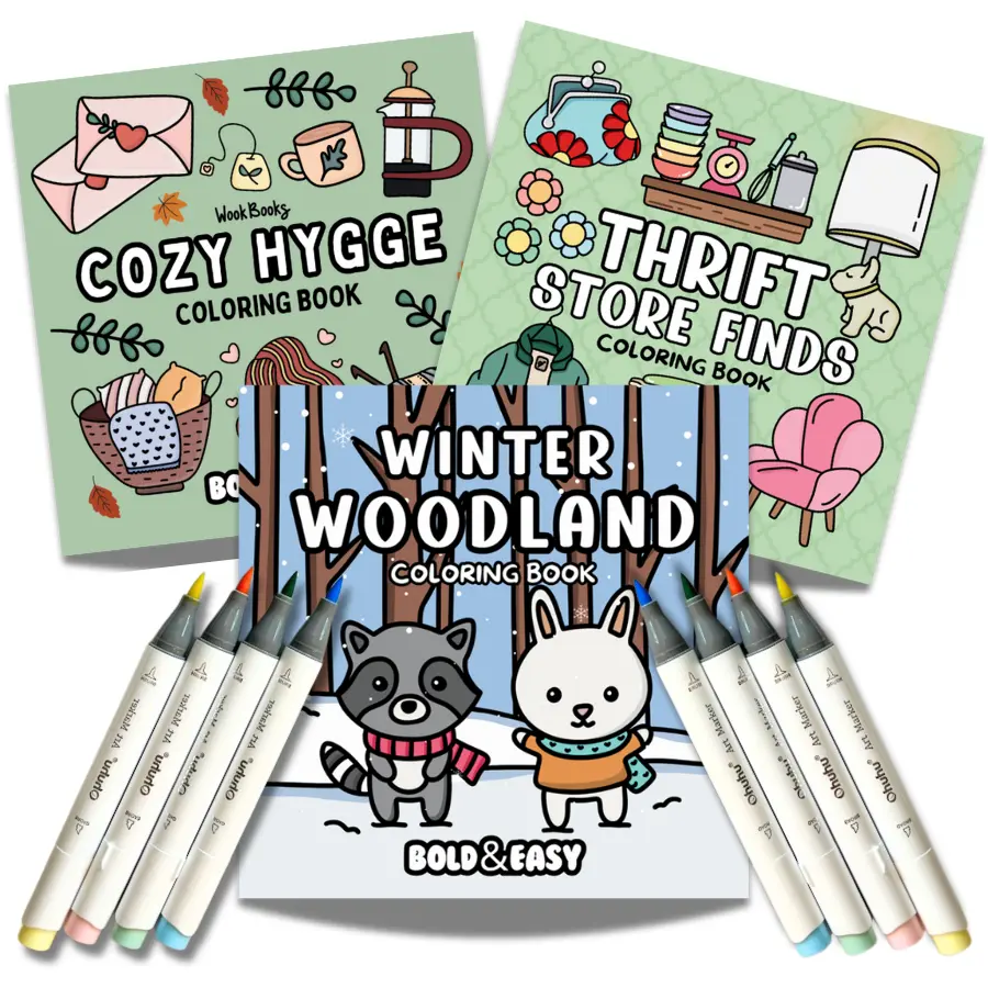 Cozy Hygge + Thrift Store Finds + Winter Woodland