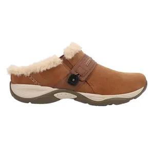 Easy Spirit Womens Elinn Shearling Mules Flats Casual - Brown