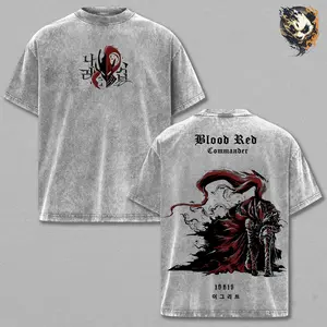 Arise Washed Tee – Solo Leveling Anime Manga T-Shirt, Shadow Monarch Command Rise of the Shadow Army Sung Jin Woo Dark Power Legacy Vintage Graphic, Unisex Oversized Streetwear, Gift for Solo Leveling Fans