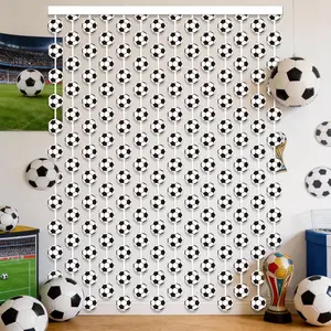 2026 Usmnt World Cup Rain Curtain, Football Theme Party Decoration Backdrop, Dual-Sided Soccer Rain Door Curtain Hanging Decor