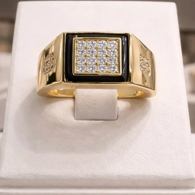 anillo #157 estilo elegante para hombre