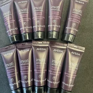 Aveda Invati Advanced Thickening Conditioner for Thin Hair .34 fl oz 10 ml Travel Size Pack of 10 Cream Haircare with Coconut Oil & Sulfate-Free Formula