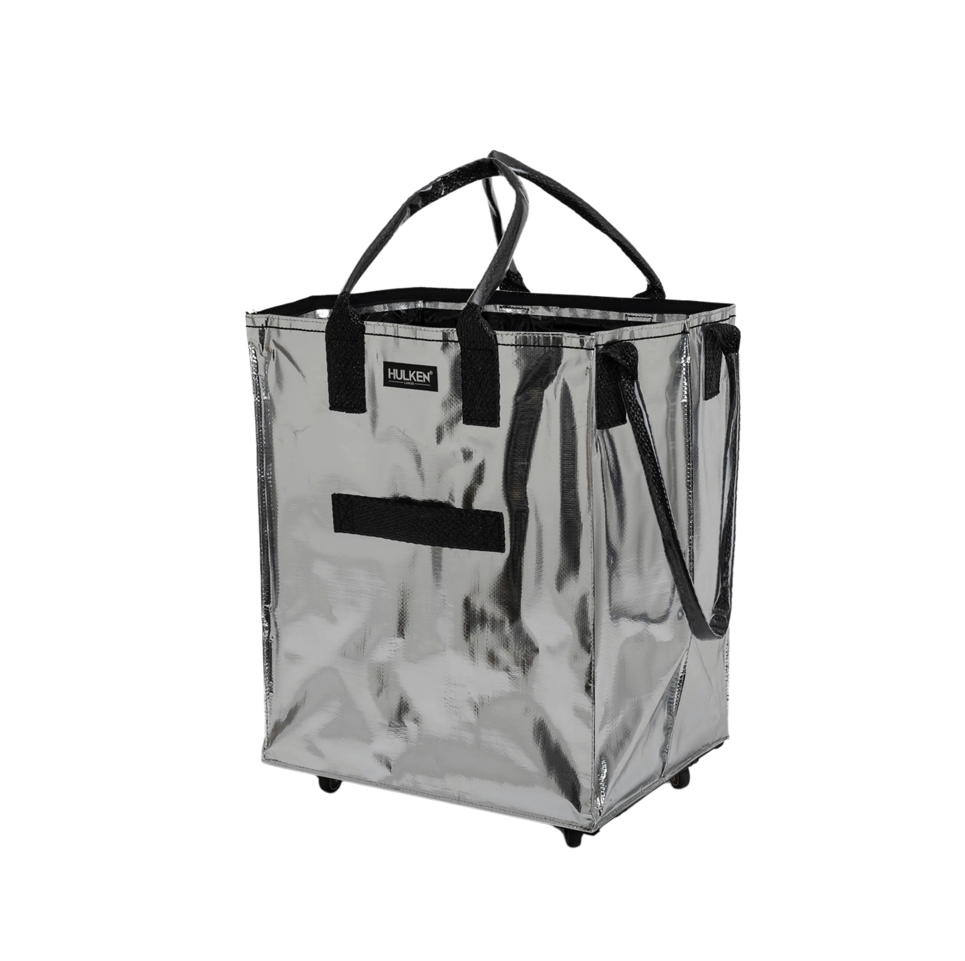 HULKEN® Fold-Flat Women's Tote Bag, Silver Luggage & Bag HULKEN® Fold-Flat Women's Tote Bag, Silver Luggage & Bag