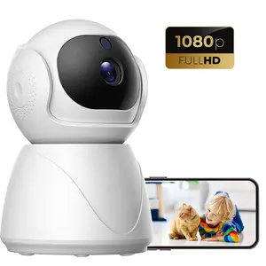 1080P HD Security Camera 2.4/5GHz WiFi, 360° Ptz 2k Indoor Baby Monitor, Dual Audio, Night Vision, Pet/dog/baby/nanny/caregiver Monitoring