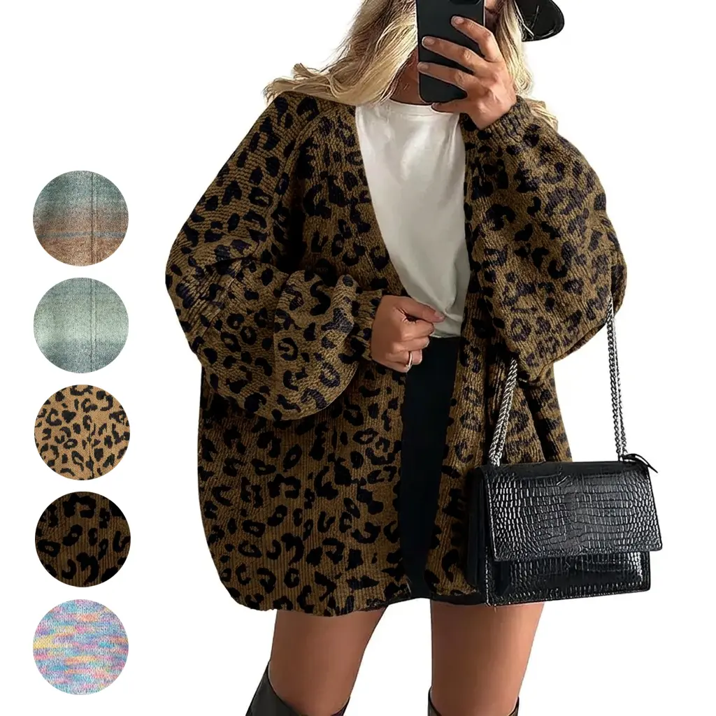 Women's Knit Sweater Heavyweight Acrylic Blend Fabric Loose Fit Versatile for Daily Campus Coffee Date Office Commute Vacation Home Road Trip Country Music Festival Outdoor Carnival