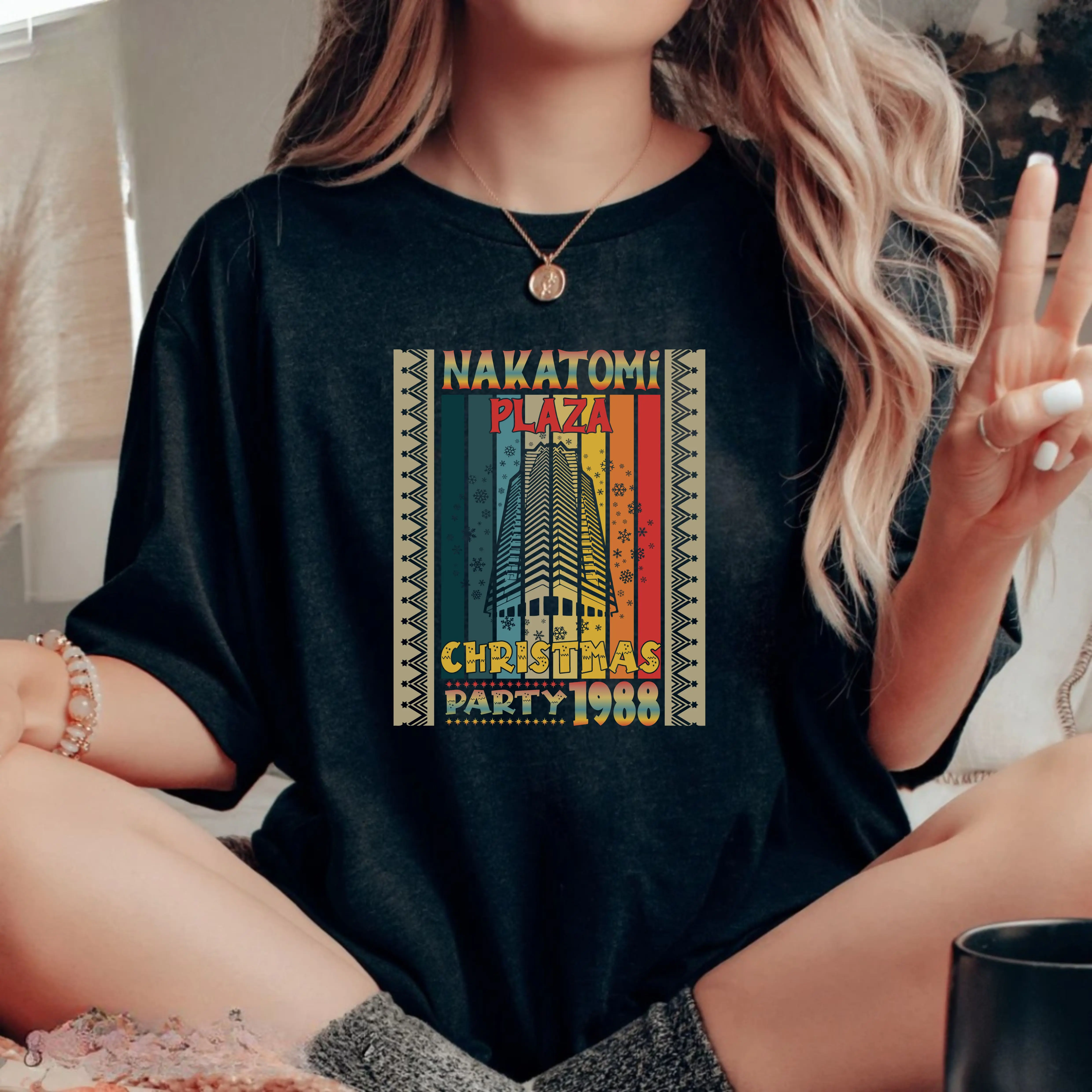"Nakatomi Plaza Christmas Party Tee  Die Hard Is a Christmas Movie & This Shirt Proves It! Perfect for Action Fans & Holiday Laugh