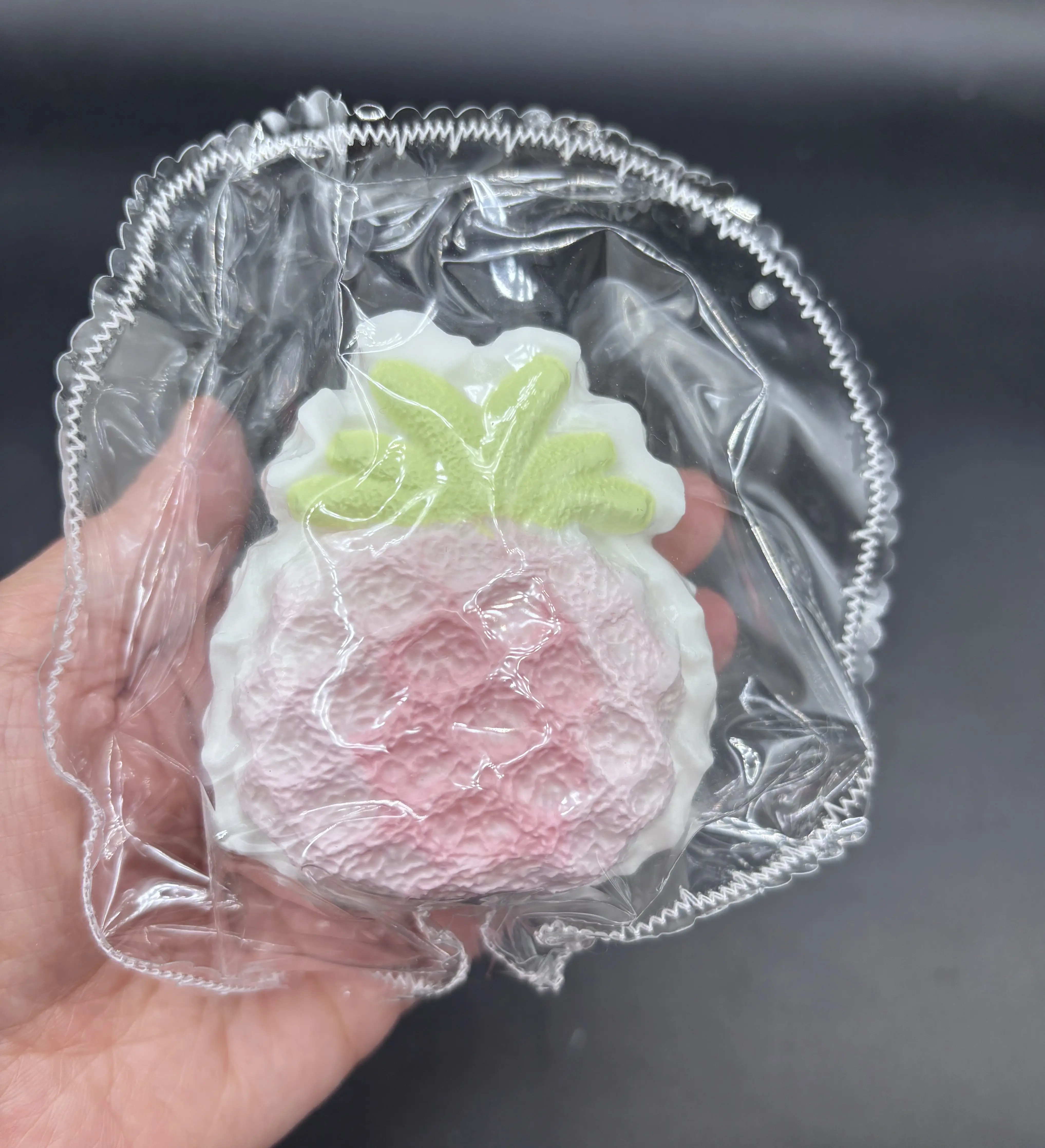 Frozen Butter pink pineapple taba squishy toy Frozen Butter pink pineapple taba squishy toy