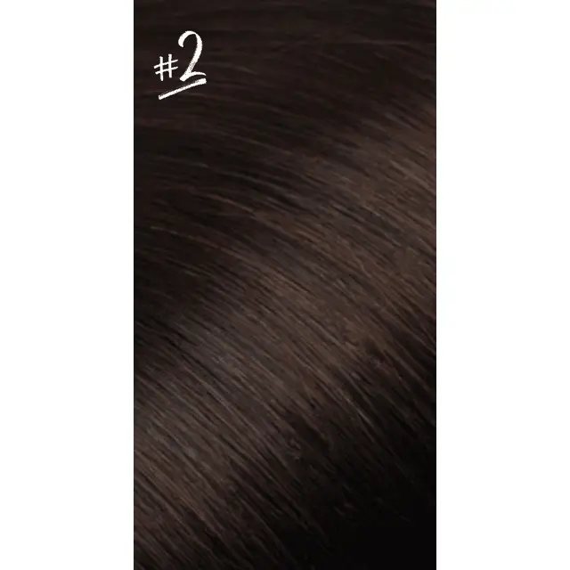 Premium Keratin Flat K Tip Hair Extensions #2 Darkest Brown For Fusion Intalls
