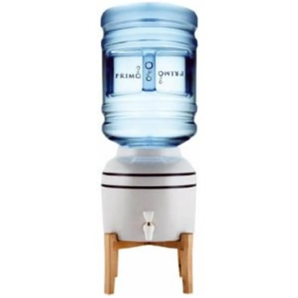 212 MAIN Tabletop Glazed Ceramic Water Dispenser with Tabletop Stand, Dishwasher-Safe Kitchen & Household Appliance
