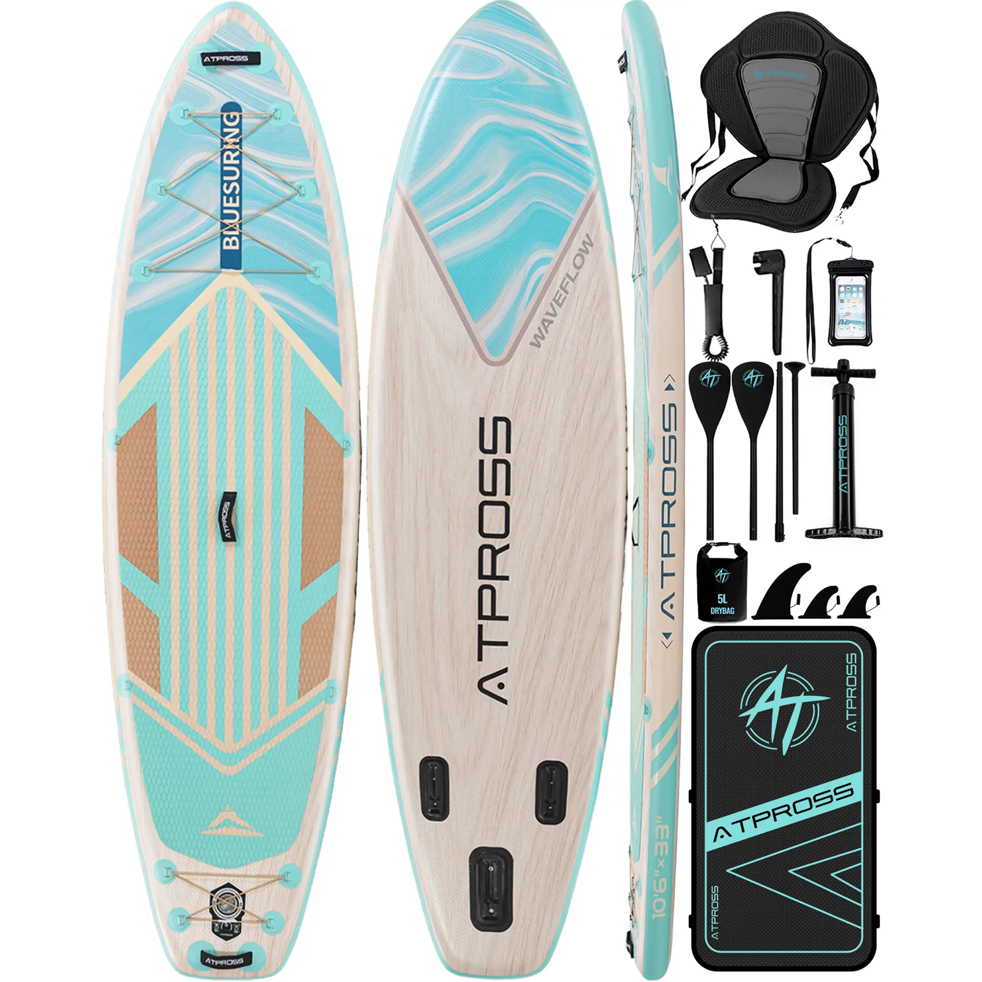 Light Wood Grain/kayak seat