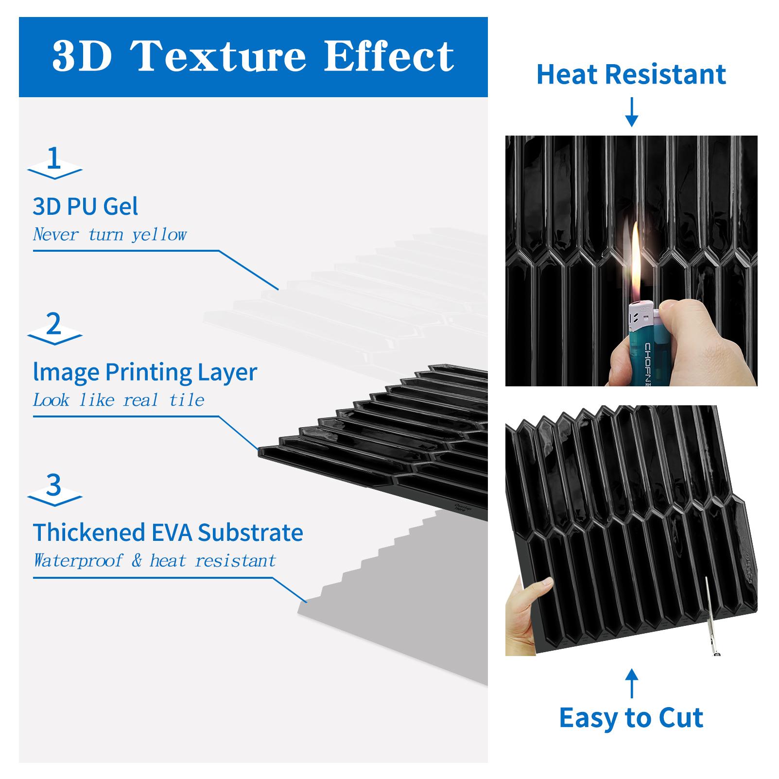 DEWOO Peel-and-Stick Tile Stickers — Removable Self-Adhesive Wall Decals — Suitable for Kitchen Backsplashes, Bathrooms, and Laundry Room Wall Decor — 10-Pack (12" x 12") DEWOO Peel-and-Stick Tile Stickers — Removable Self-Adhesive Wall Decals — Suitable for Kitchen Backsplashes, Bathrooms, and Laundry Room Wall Decor — 10-Pack (12" x 12")