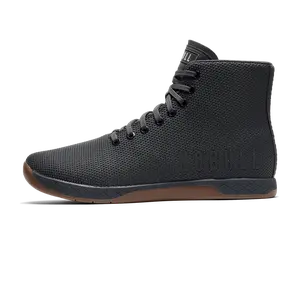 NOBULL Men's Outwork High-Top Shoe in Iron - OG Strength Training Shoe, Durable Gym Trainer, Lifting Sneaker