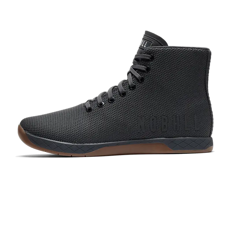 NOBULL Men's Outwork High-Top Shoe in Iron - OG Strength Training Shoe, Durable Gym Trainer, Lifting Sneaker