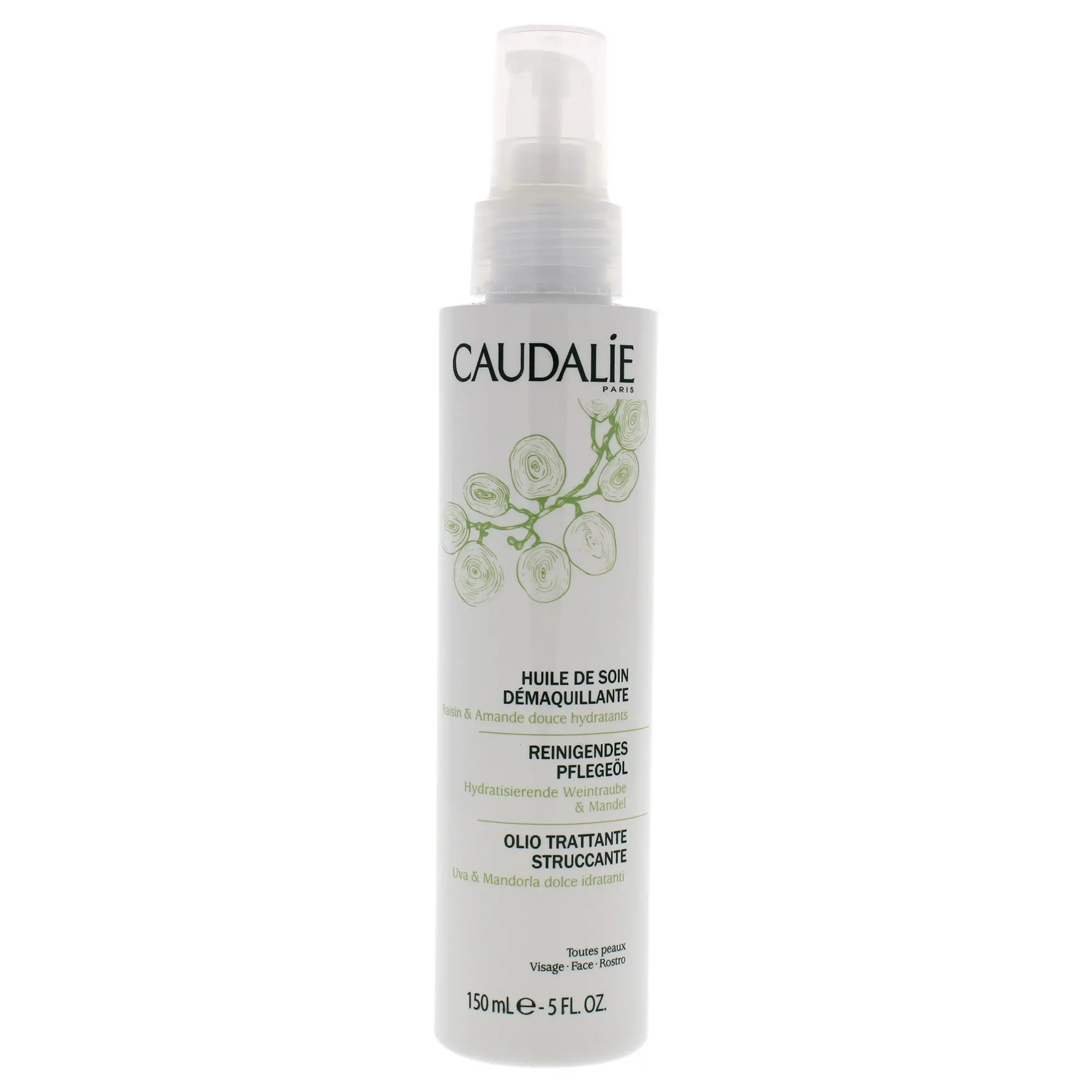 Caudalie Gentle Makeup Remover Cleansing Oil for Women - 5 oz