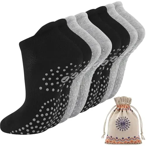 Black and Grey 4 Pairs