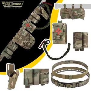 Ourdoot Belt Set with G17 ALS Quick-Release Holster & FAST Triple MAG Bag & First aid Kit & PHC Recovery Bag