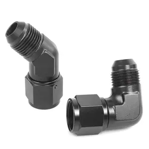 Automotive parts aluminum alloy male-female connector conversion screw forged oil-cooled conversion connector
