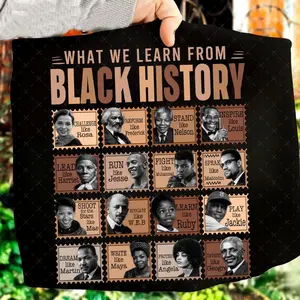 Melanin What We Learn From Black History Month Sweatshirt T-Shirt, Anniversary Black History Month 2026 Shirt, Dream Like Martin, Proud Black History Tee,  Melanin Tee, Black History Shirt