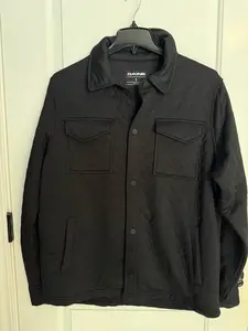 NEW Dakine Men's Size XL Quilted Snap Button Black Shirt Jacket